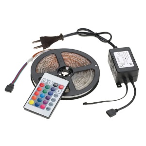KIT banda LED RGB interior, exterior 60 LED-uri/m 5 metri cu Controller si Alimentare