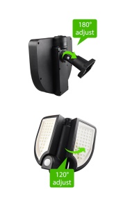 Lampa ajustabila cu incarcare solara si panou solar, 90 x LED, 3 moduri de functionare, telecomanda YT-90 K KATHODE - Img 5