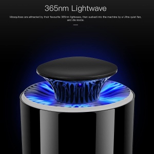 Lampa Anti Tantari cu UV BellFyd®, fara zgomot si fara radiatii, cu alimentare USB, Interior sau exterior, acoperire 20 mp - Negru - Img 5