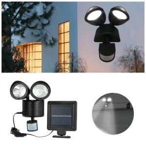 Lampa cu incarcare solara si panou solar, 24 leduri, senzor de miscare, buton ON/OFF K KATHODE - Img 4