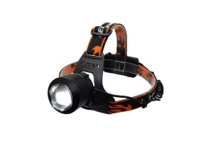 Lanterna frontala cu Zoom, 2 led-uri T6 si XPE, alb/albastru, acumulator 2x3.7v 8800mAh, K KATHODE