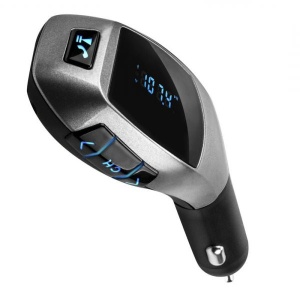 Modulator Auto FM X5, Intrari, USB si CARD TF, Distanta 5M - Img 4