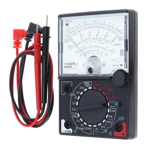 Multimetru analogic cu sonerie buzzer, negru