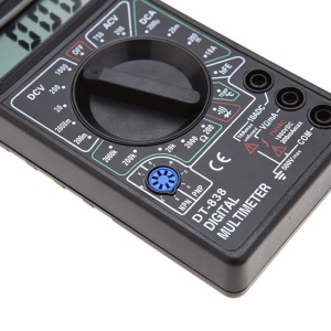 Multimetru digital, 9V, ecran LCD, sonda temperatura, negru - Img 3