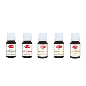 Pachet 5 uleiuri parfumate, Hem, 5 buc x 10 ml