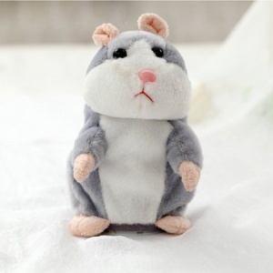 Pachet cu 2 jucarii interactive, contine Hamsterul vorbitor, repeta ce aude, isi misca corpul si capul,15 cm si Papagal vorbitor rosu, repeta tot ce aude, isi misca aripile si corpul,18cm - Img 4