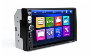 Player auto 7010B, 2DiN, negro, Radio FM, Navigatie, MirrorLink, Mp5, Ecran 7'', Bluetooth, Touchscreen, Divix, AVI, USB, SD Card, AUX