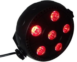 Proiector joc de lumini PAR 6 LED RGB Disco / Club / Exterior / Arhitecturale - Img 3