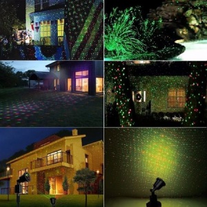 Proiector Laser LED Model Star Motion Shower cu Efecte de Lumini Miscatoare si Telecomanda, 3D Ambiental Interior/Exterior, marca ASHOP - Img 2