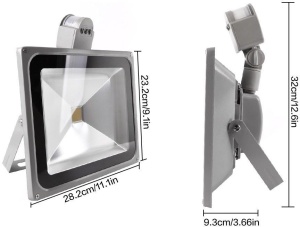 Proiector LED cu Senzor Ultra Bright, 50W, 6500K, IP65 - Img 2