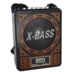 Radio portabil cu ceas LCD Waxiba XB-916CU, mufa jack