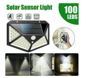 Set 10 lampi cu incarcare solara, cu senzori de amurg, miscare si lumina, 3 trepte de iluminare, 100 x LED, JRH® - Img 3