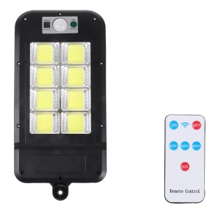 Set 2 lampi solare stradale cu panou solar si telecomanda, 160 x LED COB, 3 moduri de functionare, K KATHODE - Img 7