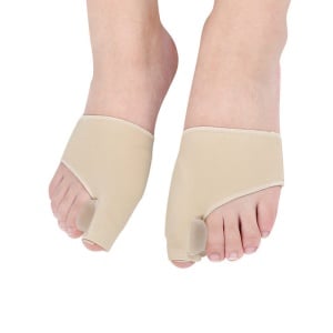 Set 2 orteze corectare monturi, ZYuuan, Textil, Bej - Img 2