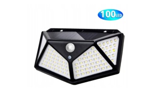 Set 3 lampi cu incarcare solara, cu senzori de amurg, miscare si lumina, 3 trepte de iluminare, 100 x LED, JRH - Img 5