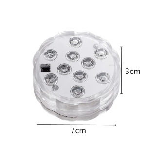 Set 4 becuri led subacvatice pentru piscina, jacuzzi, acvariu, IP68, 16 culori RGB, telecomanda, 4 moduri de iluminare K KATHODE - Img 7