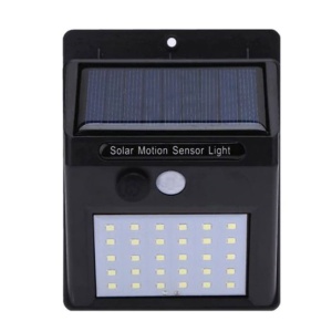 Set 4 Lampi Solare - 30 LED, Senzor Miscare, Senzor Lumina, Negru - Img 2