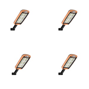 Set 4 x lampa cu incarcare solara, 168 x LED, 3 moduri de functionare, buton ON/OFF, telecomanda 8019A K KATHODE