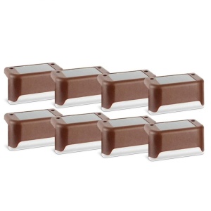 Set lumini solare pentru gard, WALALLA, Impermeabil, ABS, 5W