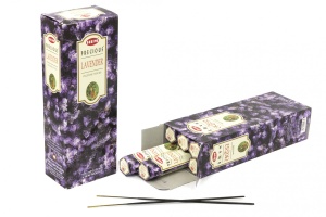 Set mixt 120 betisoare parfumate HEM, Precious Fragrance, Lilac, Precious Lavander, Cinnamon Apple, White Sage, Vanilla si Suport din lemn cu motiv Copacul Vietii - Img 8