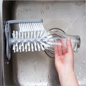Set perii profesionale pentru spalat pahare si recipiente, interior/exterior, fixare cu ventuza, MyStyle® Kitchen - Img 5