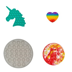 Set x 4 jucarii din silicon, POP IT - K KATHODE