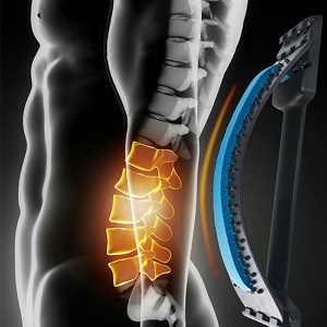 Suport Lombar pentru Stretching cu Functie de Masaj si Presopunctura, corectarea posturii, Neo™ - Img 5