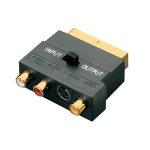 Adaptor SCART AURIT - 3 RCA AURITE + S-VHS , Comutator In-Out KATHODE - Img 2