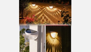 Aplica Decorativa LED SMD, Incarcare Solara, 200 Lm, Protectie IP65 - Img 4