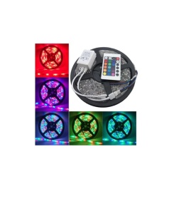 Banda cu leduri RGB, rosu, verde, albastru, joc de lumini, 5 metri, accesorii incluse KATHODE - Img 3