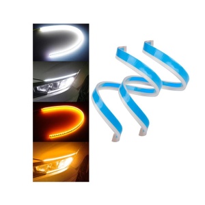 Banda Led Auto Faruri Drl 45 cm cu Semnalizare Secventiala Dinamica Lumini de zi - Img 4