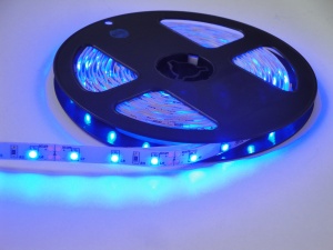 Banda LED IP20, 5 m, Albastru - Img 2