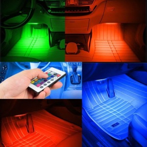 Banda Led RGB, lumina auto multiple culori, cu telecomanda - Img 3
