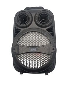 Boxa portabila bluetooth tip troller, difuzor 8 inch cu lumini colorate, cu ecran, 15 W claritate si bass - Img 3