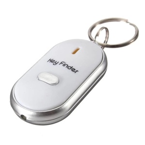 Breloc cu fluier si lumina pentru localizarea cheilor, Key Finder, alb K KATHODE