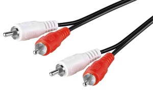 Cablu audio 2x RCA tata - 2x RCA tata 5m