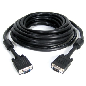 Cablu Nelbo VGA la VGA, D-SUB la D-SUB, tip tata-tata, lungime 5 metri, ecranat de calitate superioara