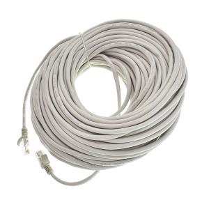 Cablu UTP cat.5e HLT-0058, mufat 2xRJ45, lungime 30m, de legatura retea, ethernet, alb - Img 2