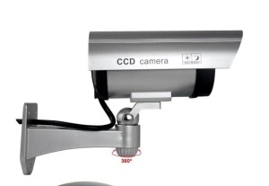 Camera de supraveghere falsa de exterior, LED rosu indicator, ajustabila - Img 7