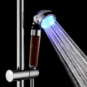 Cap de dus cu granule anticalcar, leduri RGB pentru detectarea temperaturii, senzor de temperatura, economisire apa K KATHODE - Img 5