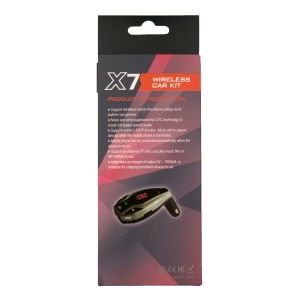Car kit auto bluetooth X7, hands free, modulator FM, 2 x USB, 3.5 Jack, Slot MicroSD, New Generation, Urban Trends ® - Img 6