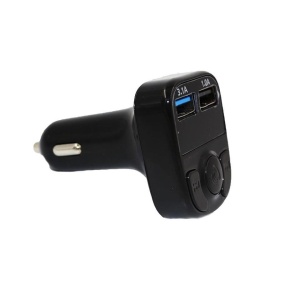 Casca Bluethooth Mini i7 Bluetooth V4.1 + EDR + Car kit X22, incarcare rapida, dual USB, negru, KATHODE - Img 2