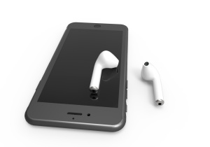 Casti bluetooth + cutie de reincarcare, wireless, pentru Iphone, Android - Img 4