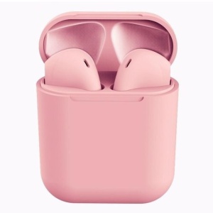 Casti KlaussTech Bluetooth V5.0, Carcasa de Incarcare, Autonomie 4 ore, Incarcare 70 min, Utilizare Usoara, Design Ergonomic, Moderne, Culoare Roz - Img 5