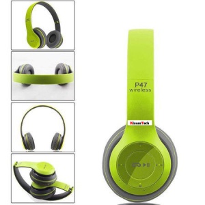Casti . profesionale KlaussTech, Bluetooth, TF Card, FM stereo, MP3 Player, Wireless, Verde - Img 3