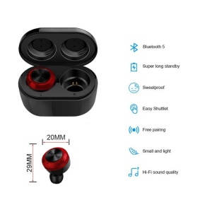 Casti stereo wireless, Blasko-DT3, conectare Bluetooth 5.0, functie Touch - Img 2