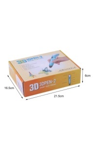 Creion cu imprimare 3D, afisaj led, alb/galben - Img 5