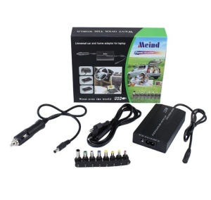 Incarcator universal laptop cu priza 220V si auto, putere 100W si 8 conectori-EDY® - Img 2
