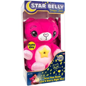 Jucarie cu proiector star belly model ursulet roz