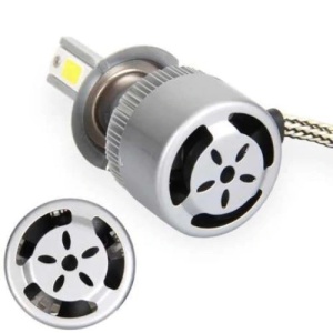 Kit 2 becuri halogen led auto h7 36w 3800 lumeni 6000k C6 12-24v - Img 3